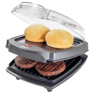 Grill Elétrico Burger Oster 2 em 1 com Estufa 220V Grill Elétrico Burger Oster 2 em 1 com Estufa 220V