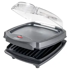 Grill Elétrico Burger Oster 2 em 1 com Estufa 1200W OGRL500 Grill Elétrico Burger Oster 2 em 1 com Estufa 1200W OGRL500