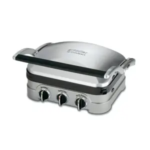 Grill Elétrico Cuisinart Griddler 5 em 1 Aço Escovado 1500W 110V GR4NCBR Grill Elétrico Cuisinart Griddler 5 em 1 Aço Escovado 1500W 110V GR4NCBR