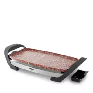 Grill Elétrico Philco Large Stone Retangular Antiaderente 5 Níveis de Temperatura PGR03P