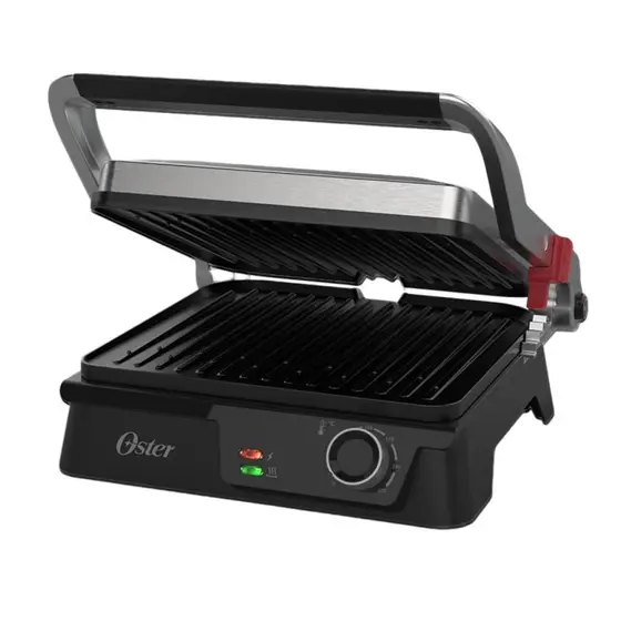 Grill Elétrico Multiuso Oster 2 em 1 Inox 127V