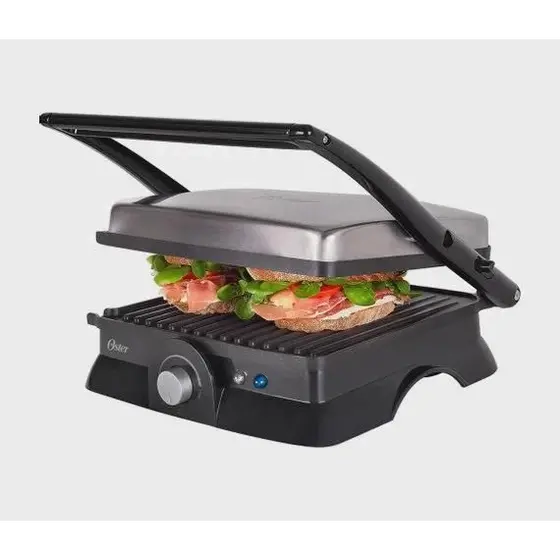 Grill Elétrico Oster Multiuso Inox 127V OGRL210