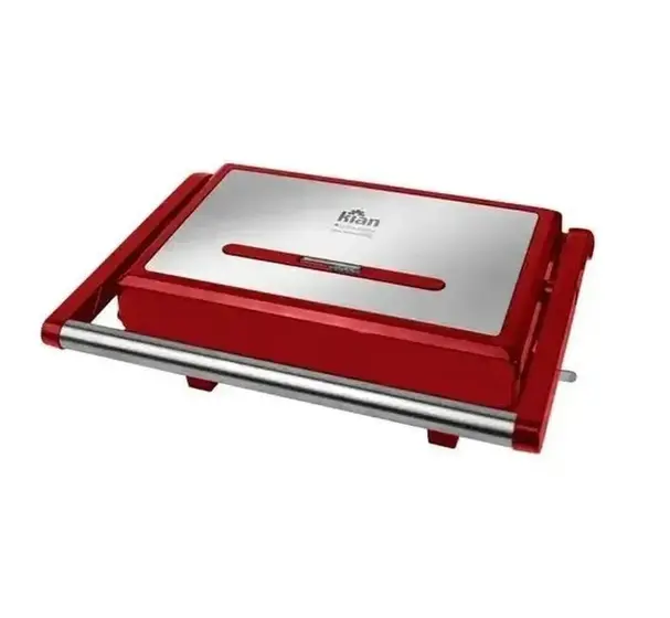 Grill Elétrico Panini Kian Vermelho/Inox 1200W 127V