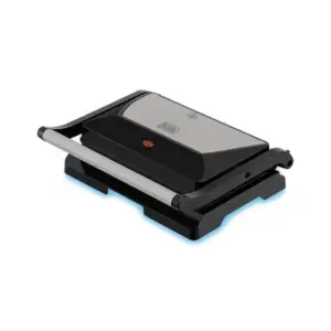 Grill Elétrico Panini Prensa Black+Decker Inox 800W G1200