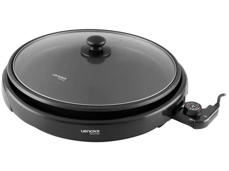 Grill Elétrico Lenoxx Gourmet com Controle de Temperatura 1500W