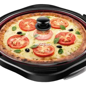 Grill Elétrico Mondial Redondo Antiaderente 1270W G-03-RC