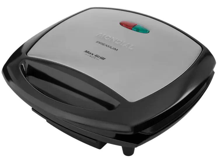 Grill Sanduicheira Mondial Max Grill Inox 2 em 1 1200W G-07