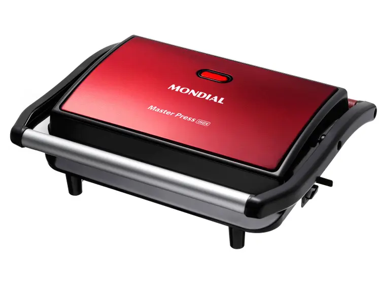 Sanduicheira Grill Mondial Master Press 2 em 1 Retangular 1000W