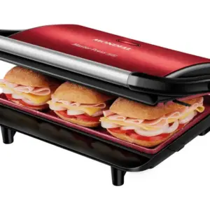 Grill Elétrico Mondial Master Press 2 em 1 Antiaderente 1000W PG-01-RC