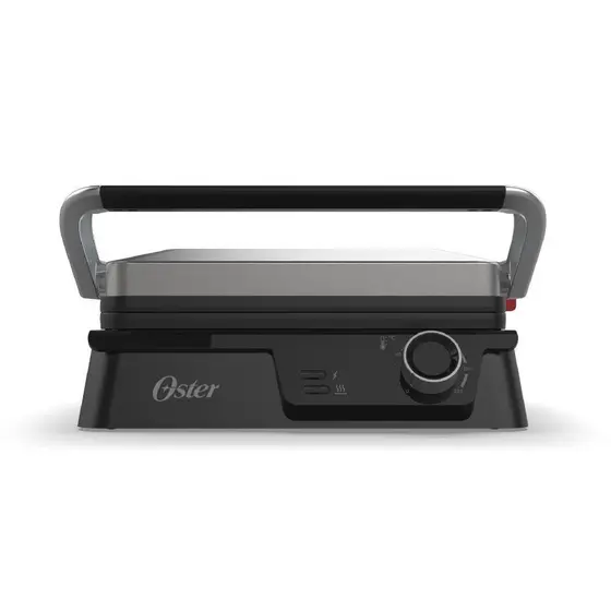 Grill Elétrico Multiuso Oster 2 em 1 Inox 220V OGRL610