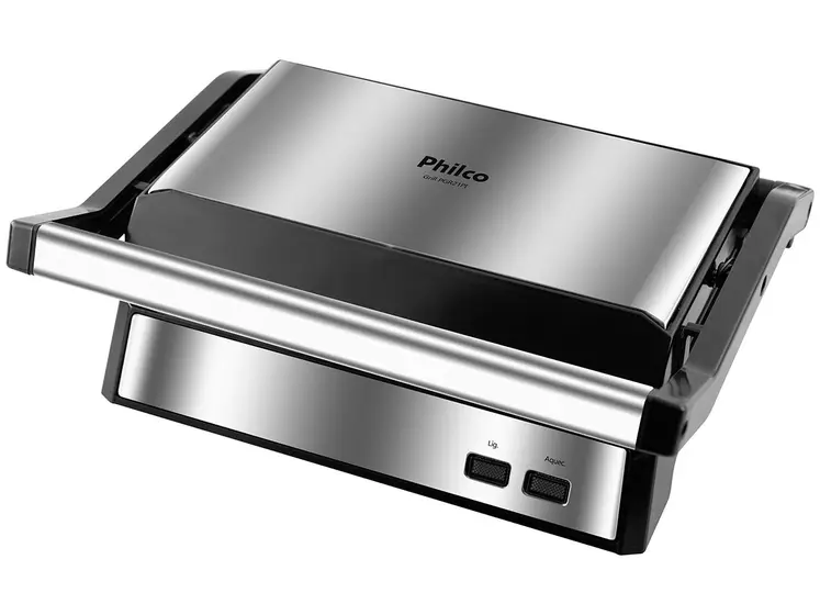 Sanduicheira Grill Philco Maxx Clean 2 em 1 Retangular Antiaderente 1000W PGR21PI