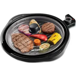 Grill Elétrico Redondo Mondial Smart Grill Preto 220V G-04