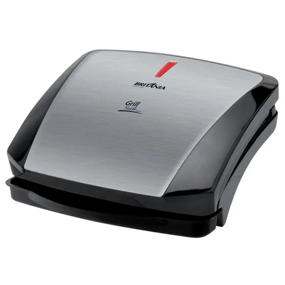 Grill Sanduicheira Britânia Inox com Bandeja Coletora 1200W 220V