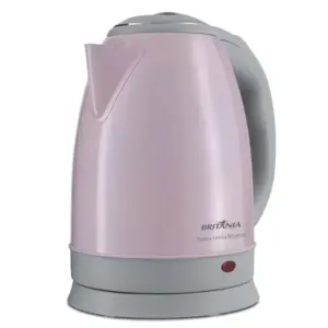 Chaleira Elétrica Britânia 1.8L Rosa 1500W 220V BCH03RS