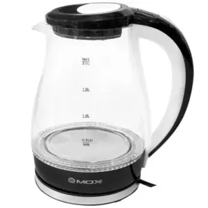 Chaleira Elétrica Mox 2L 2000W 110V Branco/Preto MO-EK22