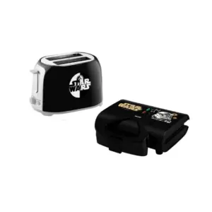 Kit Sanduicheira e Torradeira Mallory Star Wars Empire Preta 750W 220V Kit Sanduicheira e Torradeira Mallory Star Wars Empire Preta 750W 220V