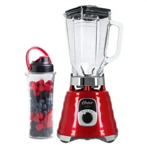 Liquidificador Oster New Osterizer com Jarra Blend N Go Vermelho (110V)