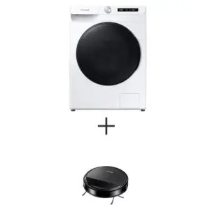 Lava e Seca Samsung Eco Bubble 13kg Branca com 25 Programas de Lavagem + Aspirador Robô Lava e Seca Samsung Eco Bubble 13kg Branca com 25 Programas de Lavagem + Aspirador Robô