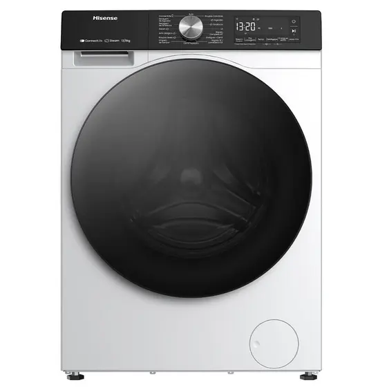 Lava e Seca Hisense 13kg Branca com 13 Programas de Lavagem, Steam e Wi-Fi WD3S13