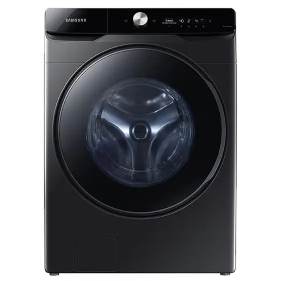 Lava e Seca Samsung Eco Bubble 18kg Black Inox Look com 25 Programas de Lavagem WD18T6500FAZ