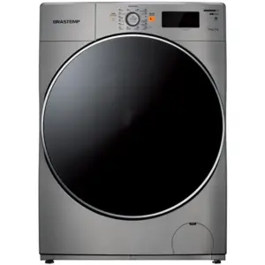 Lava e Seca Brastemp Inverter 10kg Prata com 14 Programas de Lavagem BNQ10AS