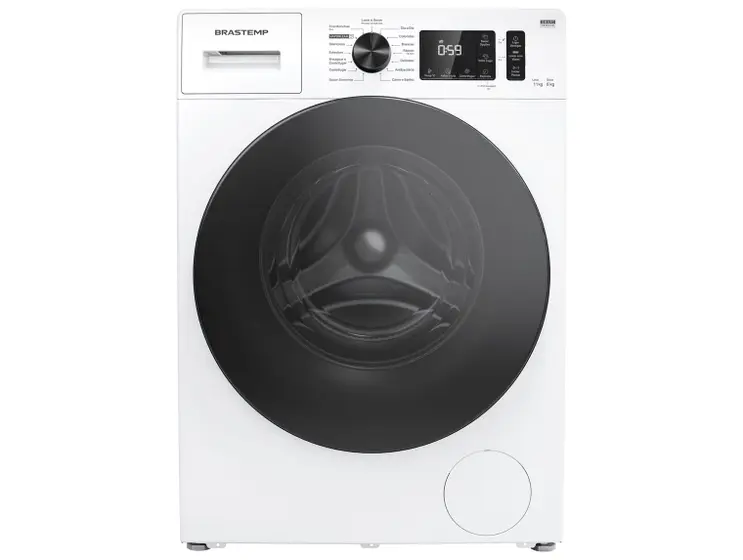 Lava e Seca Brastemp Inverter 11kg Branca com Água Quente e Fria BNO11AB