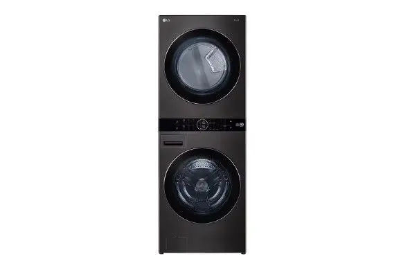 Lava e Seca LG Smart WashTower 17kg Preta com Wi-Fi WK17BS6A