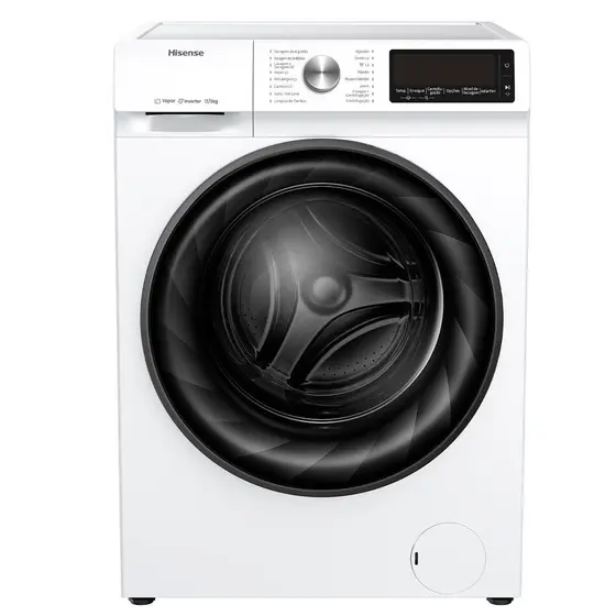 Lava e Seca Hisense Steam 13kg Branca com 13 Programas de Lavagem WD5Q1342BW