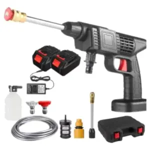 Lavadora de Alta Pressão Portátil Sem Fio 48V com 2 Baterias Recarregável Lavadora de Alta Pressão Portátil Sem Fio 48V com 2 Baterias Recarregável