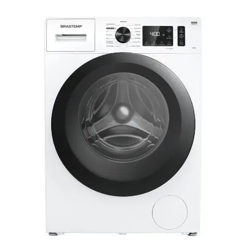 Lavadora de Roupas Brastemp 9 kg Smart Sensor Tira Manchas Pro Motor Inverter Branca BNF09AB