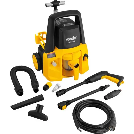 Lavadora de Alta Pressão e Aspirador Vonder 2 em 1 LAV 1580 127V