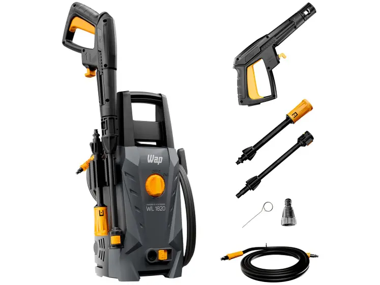 Lavadora de Alta Pressão e Desobstruidora WAP Ultra 1400W 1500 PSI WL-1820