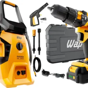 Lavadora de Alta Pressão WAP WL 2600 220V + Parafusadeira K21