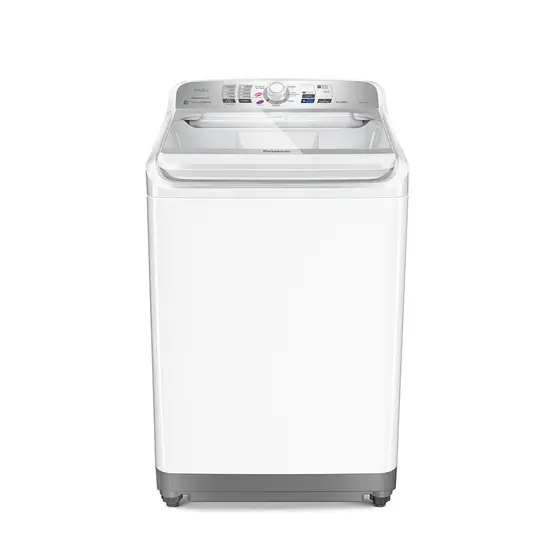 Lavadora de Roupas Panasonic 14 kg Sistema Ciclone Cesto em Inox NA-F140B1W