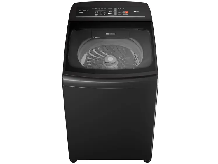 Lavadora de Roupas Brastemp 15 kg Cesto Inox 4 Programas Cinza BWT15A9