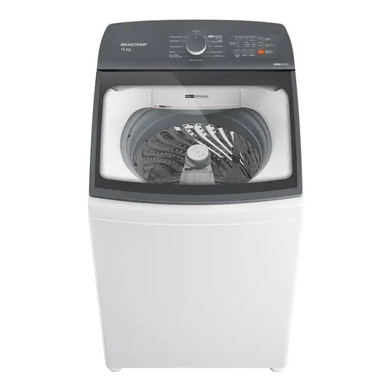 Lavadora de Roupas Brastemp Advanced Smart 15 kg Branca 127V BWF15AB