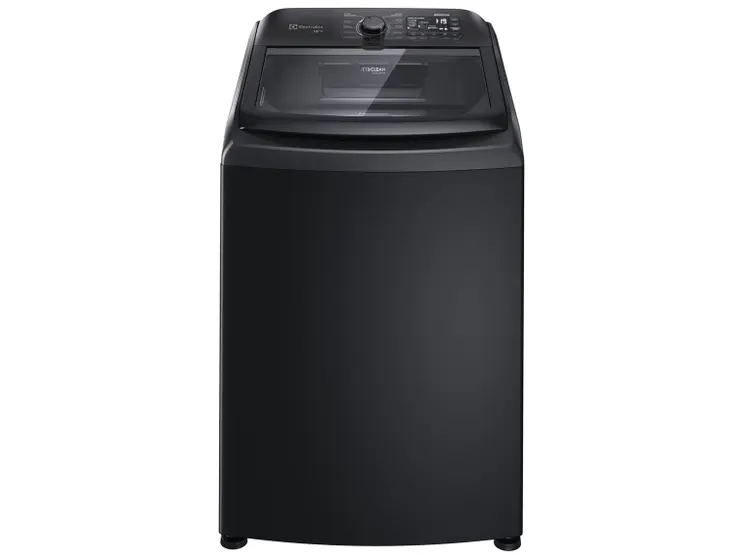 Lavadora de Roupas Electrolux 18 kg Cesto Inox 11 Programas Preta LEB18