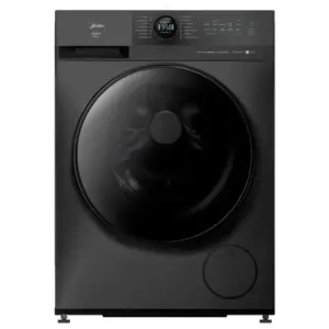 Lavadora de Roupas Midea Slim HealthGuard Smart Inverter 11 kg Água Fria e Quente Titanium MF201W110WB/GK-01