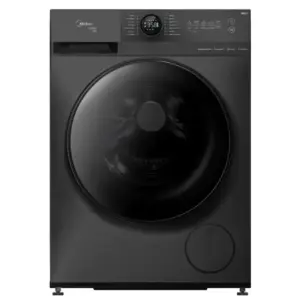 Lavadora de Roupas Midea Slim HealthGuard Smart Inverter 13 kg Água Fria e Quente Titanium MF200W130WB/GK-01