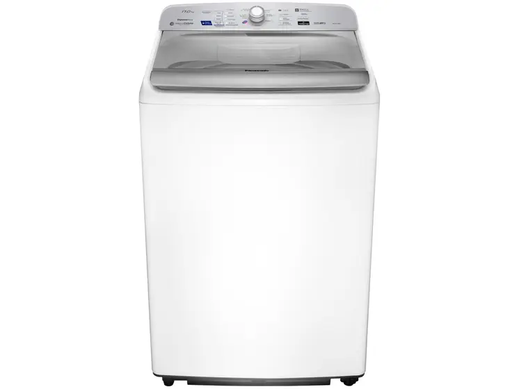 Lavadora de Roupas Panasonic 17 kg Cesto Inox 9 Programas Branca NA-F170B7W
