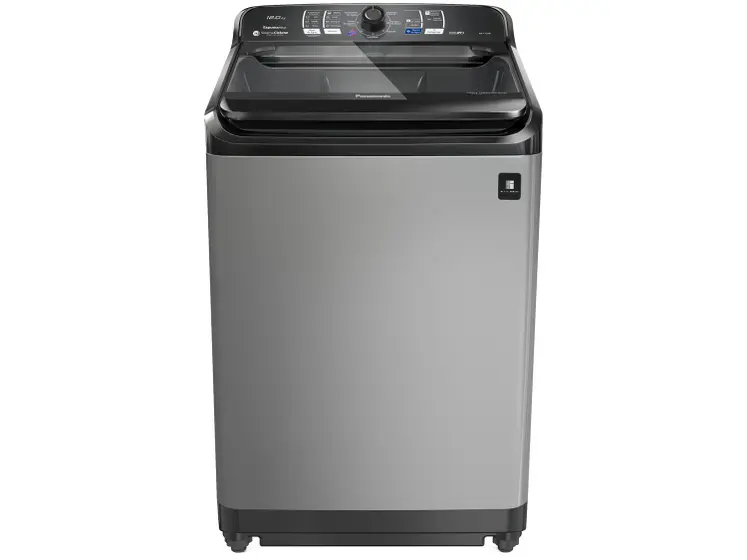 Lavadora de Roupas Panasonic 12 kg Cesto Inox 8 Programas Titânio NA-F120B1TA