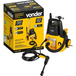 Lavadora de Alta Pressão Vonder 2 em 1 com Aspirador 220V LAV 1580 Lavadora de Alta Pressão Vonder 2 em 1 com Aspirador 220V LAV 1580