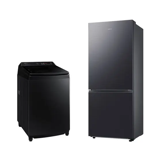 Lavadora de Roupas Smart Samsung Digital Inverter 17 kg Black 127V WA17CG