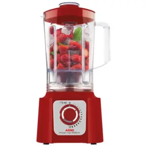 Liquidificador Arno Power Max 1000 Vermelho 1000W 15 Velocidades LN54 Liquidificador Arno Power Max 1000 Vermelho 1000W 15 Velocidades LN54