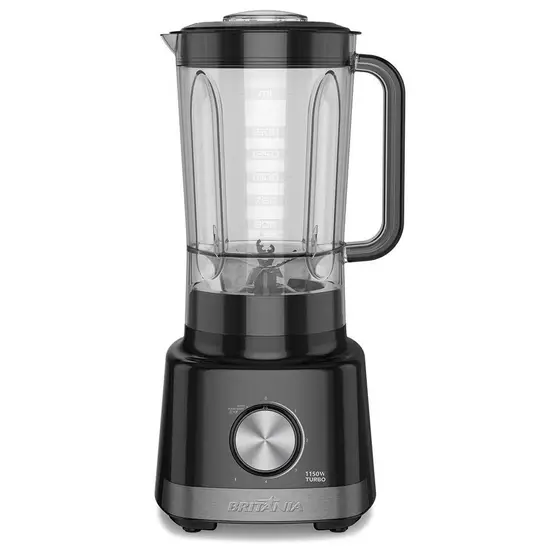 Liquidificador Britânia Ultra Turbo Preto 1150W 4 Velocidades (220V)