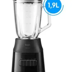 Liquidificador Elgin Titanium Black Jarra de Vidro 900W Ultra Turbo (220V)