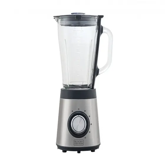 Liquidificador Black+Decker Gourmand Griss Inox Jarra de Vidro L7000G