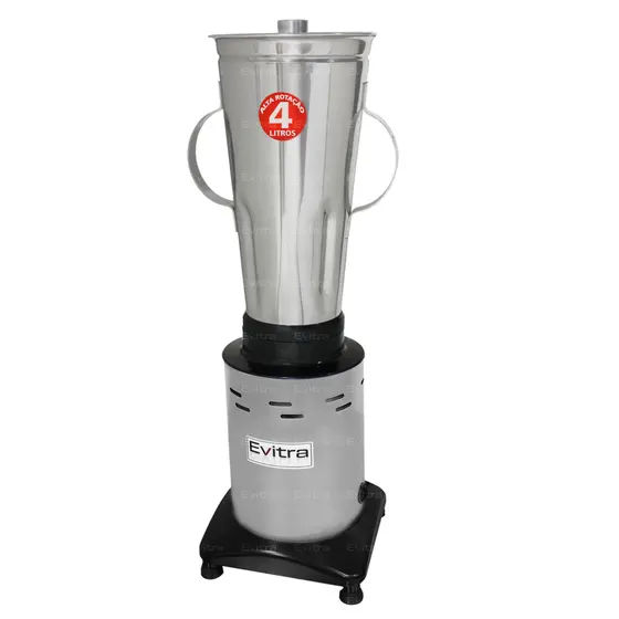 Liquidificador Industrial Evitra Inox Copo 4L (127V)