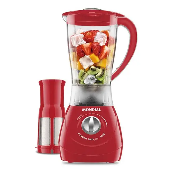 Liquidificador Mondial Power 2 Red Vermelho 500W L-77 (220V)