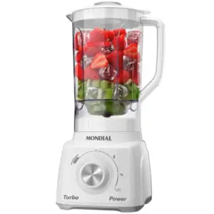 Liquidificador Mondial Turbo Branco 500W 2.2L L-99WG (220V)